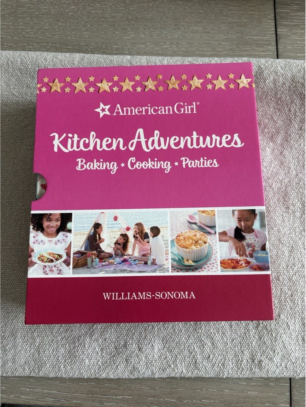 American Girl Kitchen Adventures 3-Book Box Set: Baking Cooking Parties, Illus. - Picture 3 of 10